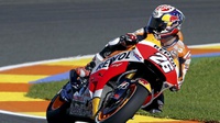 Hasil MotoGP Valencia: Pedrosa Menang, Marquez Juara Dunia