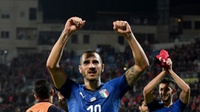 Hasil Italia vs Liechtenstein di Kualifikasi Euro 2020: Skor 6-0