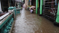Banjir di Tanjungsari Gunungkidul Mencapai Ketinggian 1,5 Meter