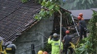 Siklon Cempaka Dua Hari Memicu 114 Titik Bencana di Yogyakarta