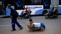 Deni Nurjaman, Penyandang Disabilitas, Menantang Kemacetan Jakarta
