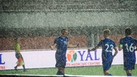 Laga Indonesia Selection vs Islandia Dihentikan Sementara, Skor 0-2