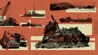 Ke Mana Larinya Besi Kapal Belanda yang Karam di Laut Jawa?