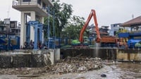 Banjir Jakarta: Pintu Air Manggarai Pagi Ini Masih Siaga II