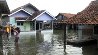 Banjir Merendam Perumahan Hunian Ribuan Keluarga di Kota Bekasi