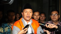 Bupati Lampung Tengah Mustafa Ditahan KPK Usai Resmi Jadi Tersangka