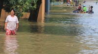 Banjir Cirebon Rendam Ribuan Rumah, Ketinggian Air 50-60 Cm