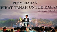 Jokowi Klaim Akan Bagikan 7 Juta Sertifikat Tanah Hingga Akhir 2018