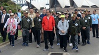Jokowi Jalan Kaki dan Diskusi dengan Duta Toleransi di Sydney