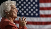 Mantan Ibu Negara Barbara Bush Tutup Usia 