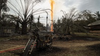 Semburan Api di Aceh Berganti Jadi Air dan Minyak Setinggi 40 Meter