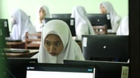UNBK di Sekolah Cirebon Gunakan Modem dan Koneksi dari Ponsel