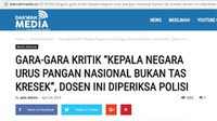 Benarkah Hasby Yusuf Jadi Tersangka Karena Mengkritik Jokowi?