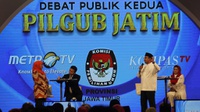 Debat Pilgub Jatim 2018: Gelagat Damai Gus Ipul - Khofifah