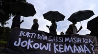 Jokowi Akhirnya Bertemu Korban Pelanggaran HAM Pegiat Aksi Kamisan