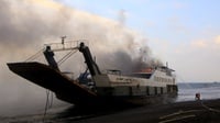 Seluruh Penumpang KMP BSP 1 yang Terbakar Telah Dievakuasi Selamat
