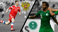 Rusia vs Arab Saudi, Duel Terburuk di Piala Dunia 2018?