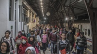PT KAI Sebut Pemudik Masih Separuh yang Kembali ke Jakarta