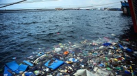 Sampah Plastik di Laut Jakarta