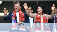 Presiden Korea Selatan Saksikan Laga vs Meksiko