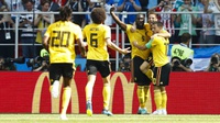 Dua Gol Lukaku Bawa Belgia Ungguli Tunisia 3-1 di Babak Pertama