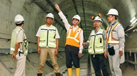 Menlu Jepang Tinjau ke Proyek MRT