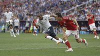 Denmark vs Perancis: Hasil Piala Dunia 2018 Babak Pertama Skor 0-0