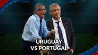 Uruguay vs Portugal: Menanti Ketajaman Ronaldo, Suarez & Cavani