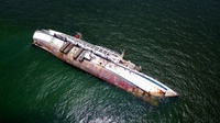 KRI Teluk Jakarta-541 Tenggelam di Pulau Kangean akibat Kebocoran