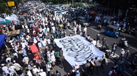 Rute Demo Antikorupsi FPI dan PA 212 Jumat: dari Istana ke DPR RI