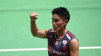 Hasil Semifinal China Open 2019: Kento Momota Singkirkan Chen Long