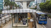 Rute TransJakarta Dukuh Atas Dialihkan Akibat Ada Proyek LRT