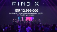 OPPO Find X Resmi Dirilis di Indonesia, Harga Rp12,9 Juta