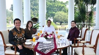 Jokowi Menjamu Ketum Perindo, PKPI, dan PSI di Istana Bogor