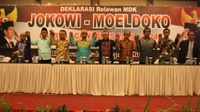 Komunitas Barisan Nusantara Deklarasikan Dukung Jokowi-Moeldoko