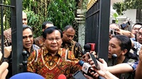 Usai Temui SBY, Prabowo Minta Publik Sabar Tunggu Nama Cawapresnya