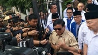 Prabowo, Amien Rais dan Hanafi Rais Tiba di Rumah SBY