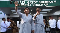 Resmi, Jokowi-Ma'ruf & Prabowo-Sandi Lolos Tes Kesehatan