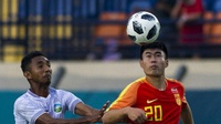 Hasil Sepak Bola Putra Asian Games 2018: Suriah vs Cina 0-3