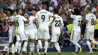 Hasil Real Madrid vs Leganes Skor 3-0, Ramos Cetak Gol ke-100