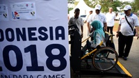 Obor Asian Para Games 2018 Tiba di Jakarta Disambut Kesenian Betawi