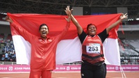 Indonesia Raih Emas & Perunggu Cabang Atletik Asian Para Games 2018
