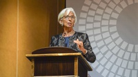 Christine Lagarde Beri Imbauan untuk Perang Dagang AS-Cina