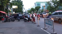 Parkir Kendaraan Polres Jakarta Pusat Bikin Macet Jalan Kramat Raya