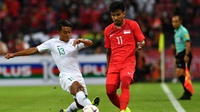 Timnas Indonesia vs Timor Leste di Piala AFF, Babak Satu Tanpa Gol