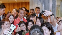 Presiden Jokowi Ajak WNI di Singapura Santap Siang Bersama