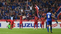 Hasil Malaysia vs Thailand Skor Babak Pertama 0-0 di Piala AFF 2018