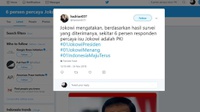 Benarkah Klaim Jokowi bahwa 6 Persen Warga Percaya Dirinya PKI?