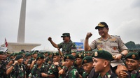 TNI - Polri Menggelar Apel Persiapan Natal dan Tahun Baru