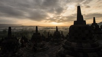 Acara Malam Tahun Baru 2020 di Borobudur: Lampion Diganti Lilin
